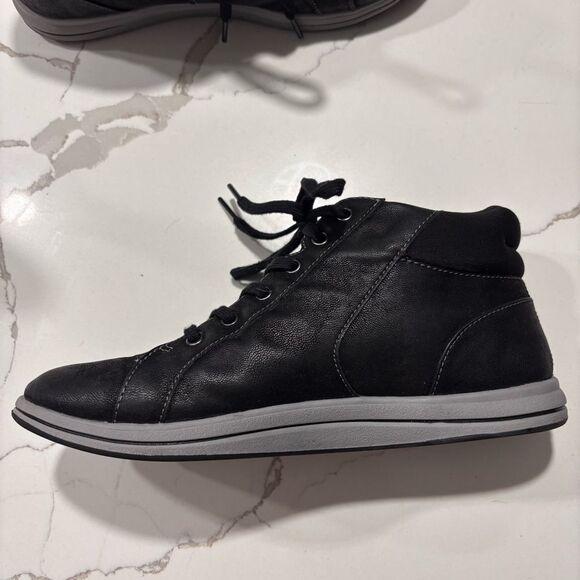 Clarks | Women's Breeze Glide Lace-Up Zip Cloudsteppers Sneakers Black Size 8.5 - Picture 6 of 14